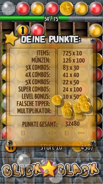 CLICK CLACK MATCH-THREE FUNNY ACTION PUZZLE GAME FOR ANDROIDD