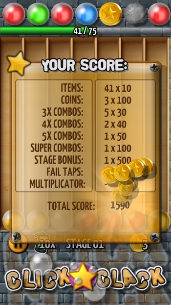 CLICK CLACK MATCH-THREE FUNNY ACTION PUZZLE GAME FOR ANDROIDD