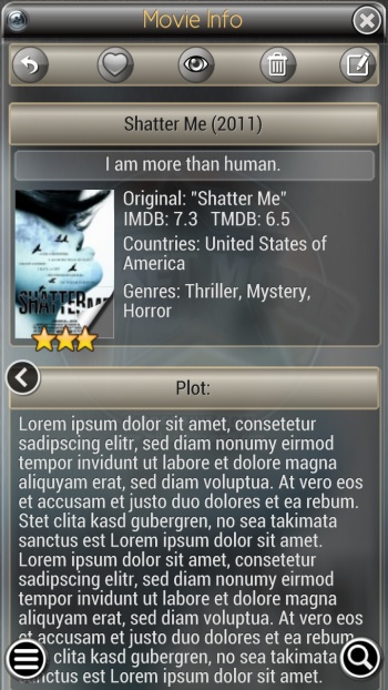 POCKET MOVIE MANAGER HOME CINEMA ORGANIZER FOR ANDROID
